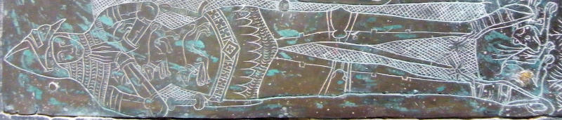 Allerton Mauleverer - St Martin John Mauleverer 1400 and wife Eleanor Middleton